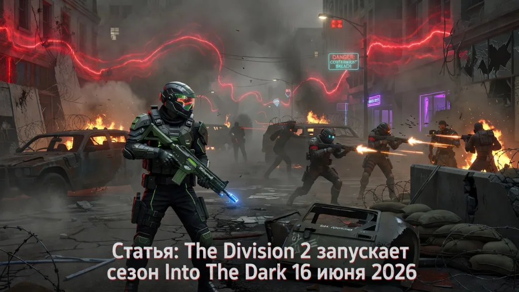 The Division 2 запускает сезон Into The Dark 16 июня 2026