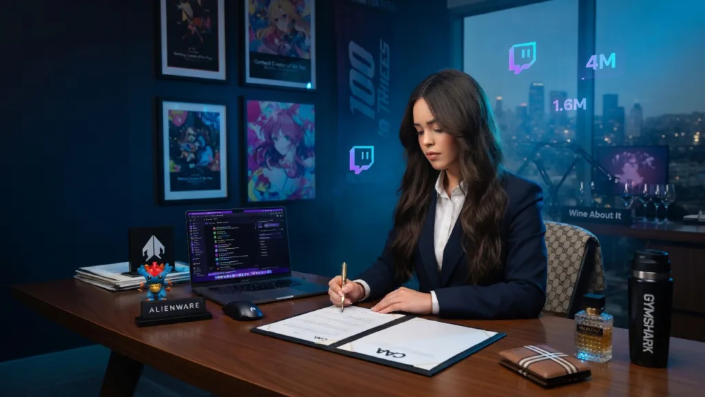 Valkyrae подписала контракт с агентством CAA