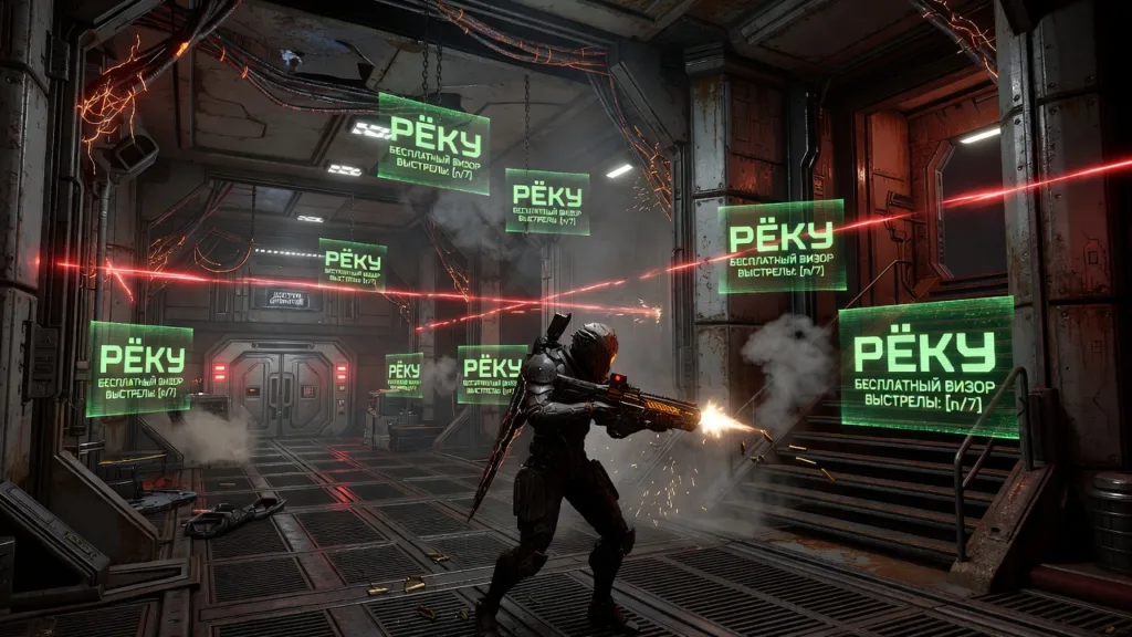 В Warframe спрятали бесплатный визор Ryoku - семь выстрелов и он ваш