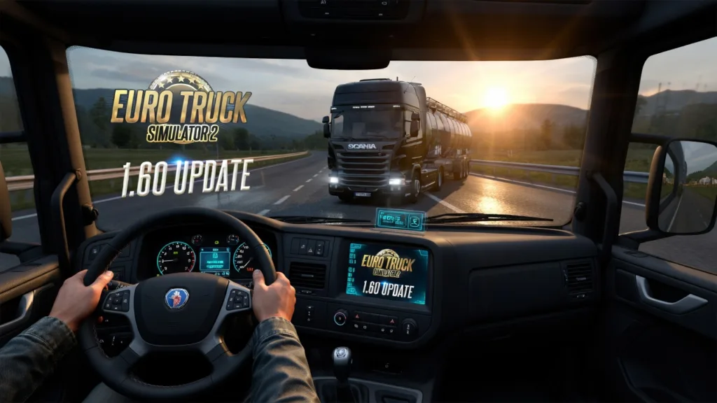 Euro Truck Simulator 2 получил обновление 1.60 с новым радио и переработанной графикой
