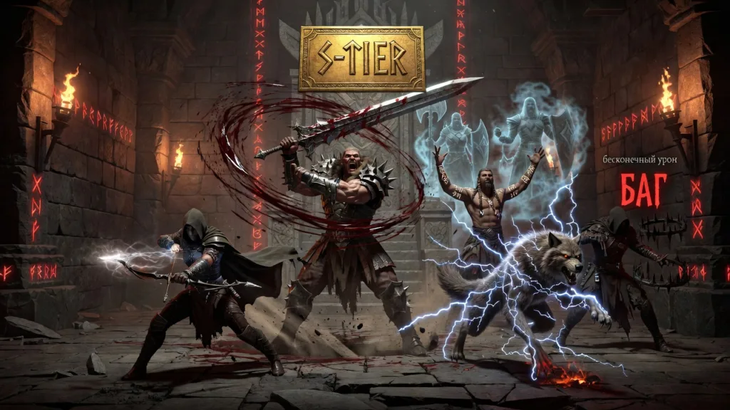 Diablo 4 Season 14: первый тир-лист эндгейм-билдов по данным PTR