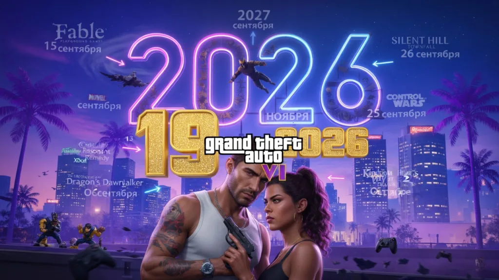 GTA 6 выходит 19 ноября 2026-го - и вся индустрия уже подвинулась