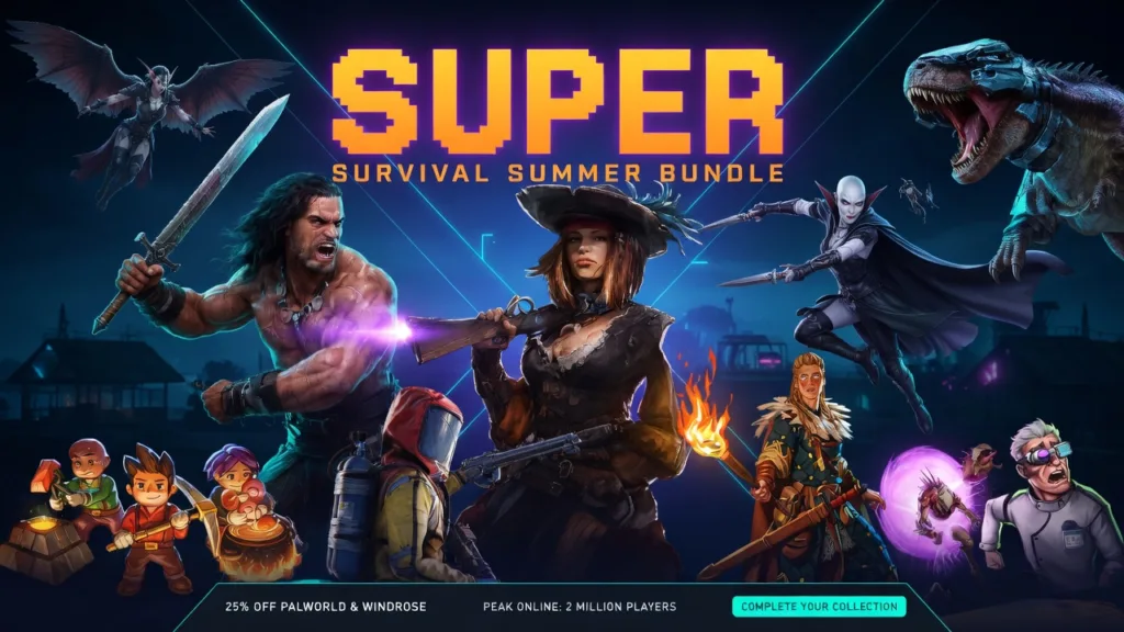 Palworld вошёл в бандл Super Survival Summer Bundle со скидкой 25%