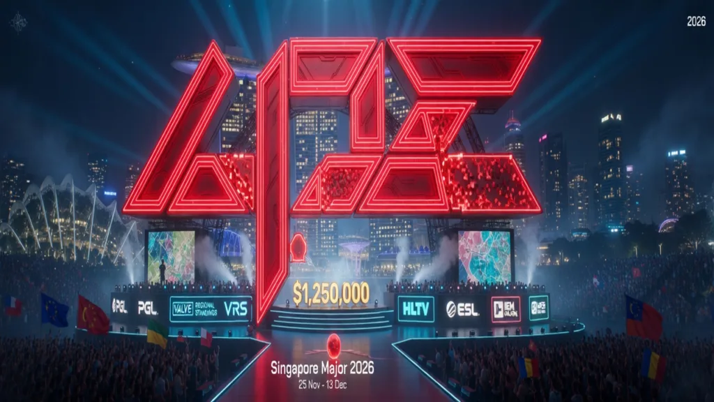 PGL везёт второй Major CS2 сезона 2026 в Сингапур