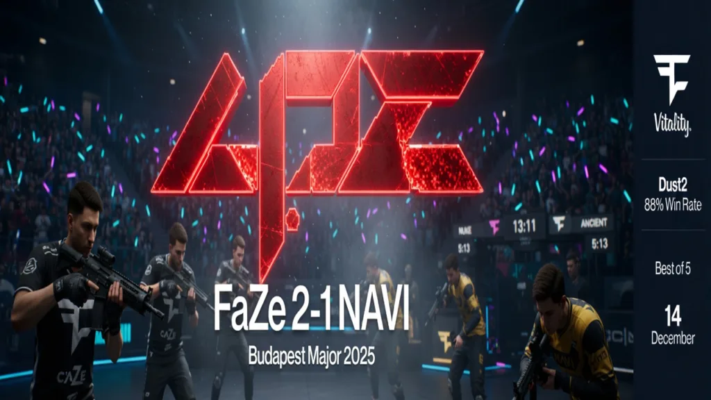 FaZe дожали NAVI 2-1 и вышли в финал Budapest Major