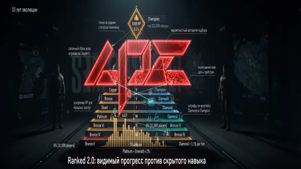 Rainbow Six Siege работает 10 лет - и ранговая система стала сложнее