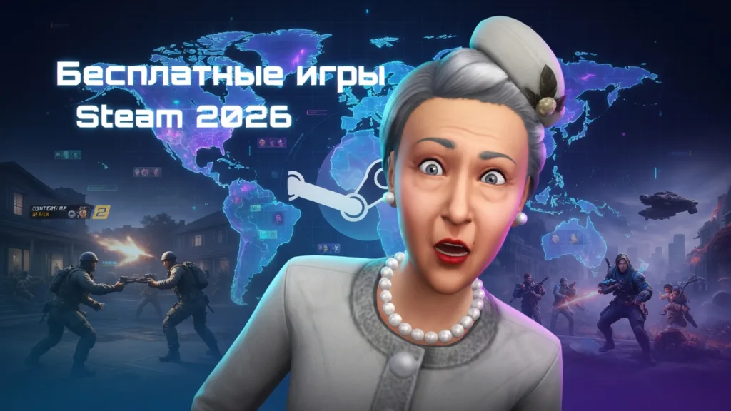 10 лучших бесплатных игр в Steam: список на середину 2026 года