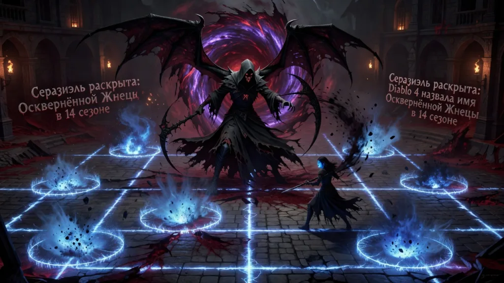 Серазиэль раскрыта: Diablo 4 назвала имя Осквернённой Жнецы в 14 сезоне