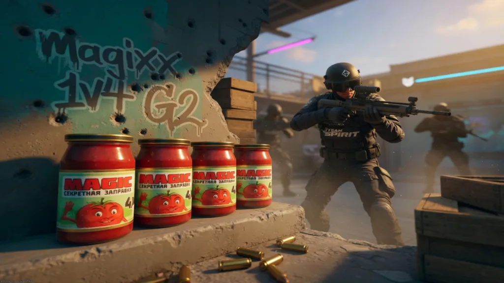 Valve увековечила клатч magixx 1-на-4 против G2 в CS2