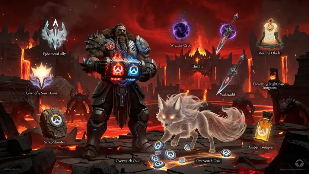 Diablo 4 запустила коллаборацию с Overwatch: бесплатный реликварий и питомец-лис