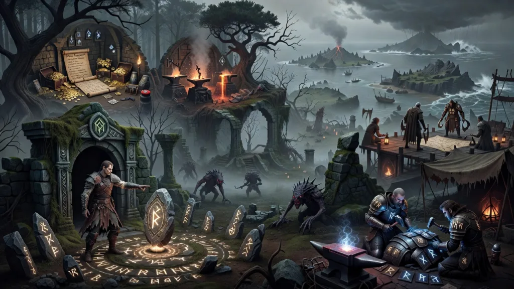 Лига Runes of Aldur в Path of Exile 2 ведёт игрока через четыре акта