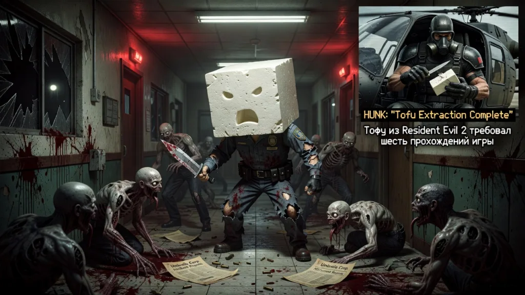 Тофу из Resident Evil 2 требовал шесть прохождений игры