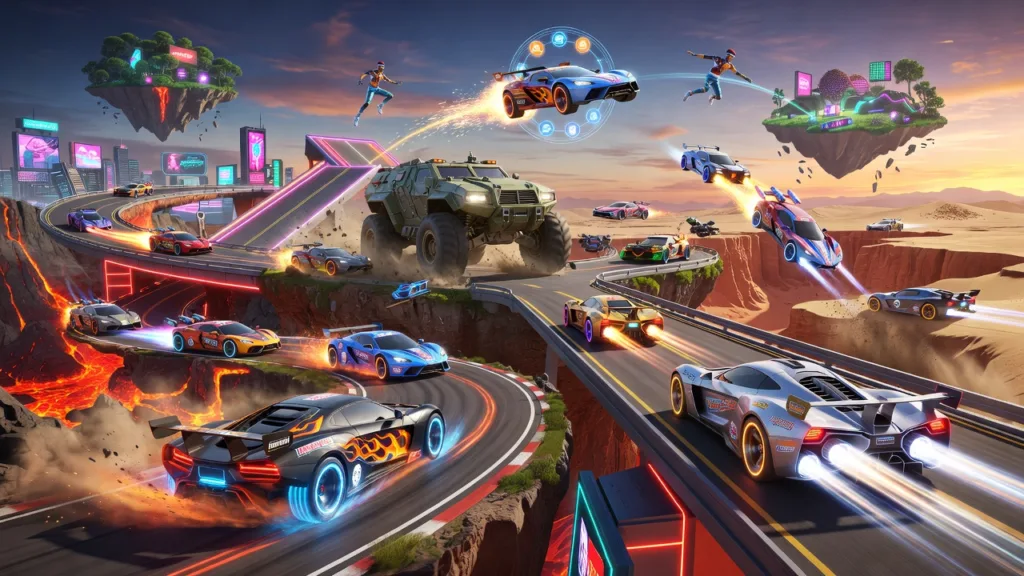 HOT WHEELS Infinite Rush раскрыл 4 класса машин