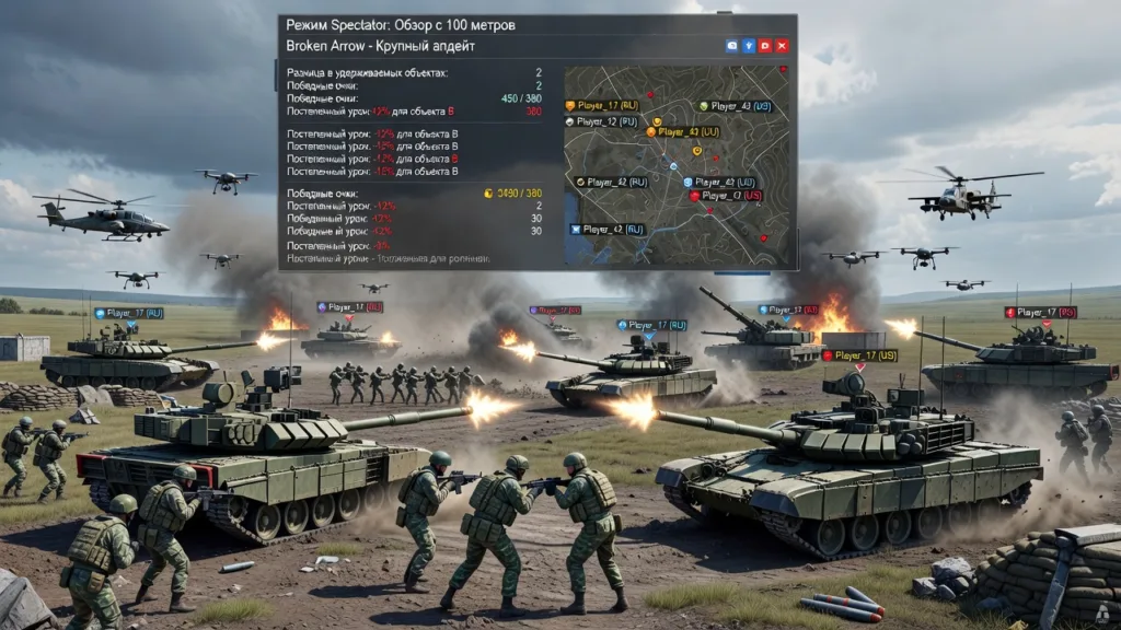 Broken Arrow получил крупный апдейт с режимом Spectator