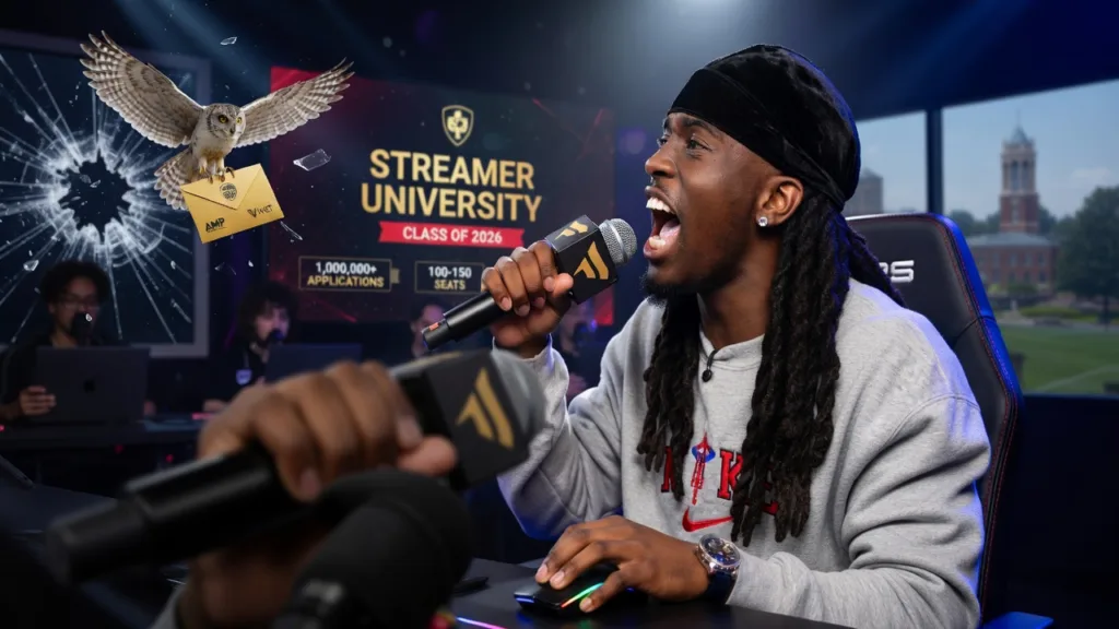 Kai Cenat возвращается в эфир и запускает второй Streamer University