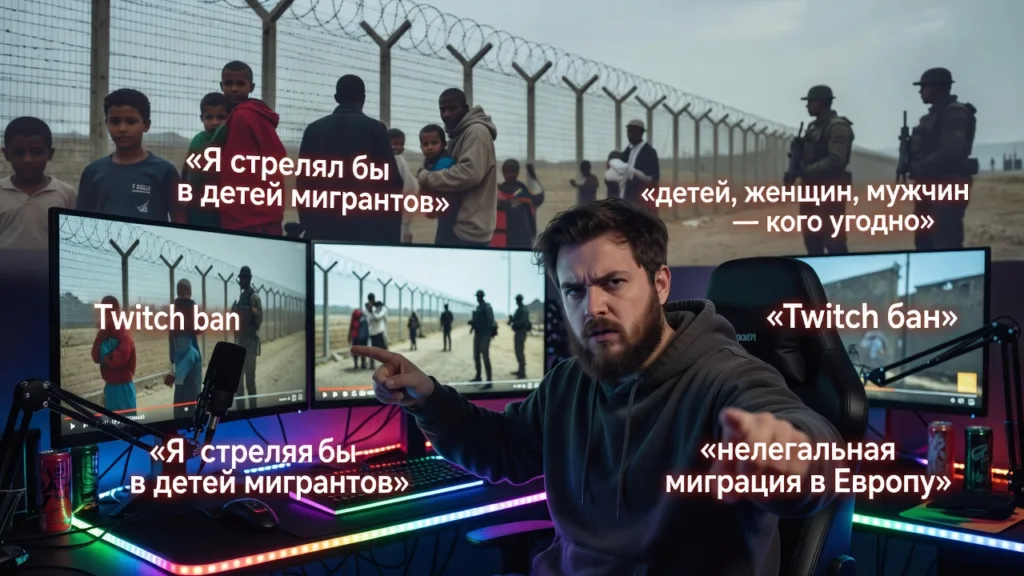 Асмонгольд заявил, что стрелял бы в детей мигрантов