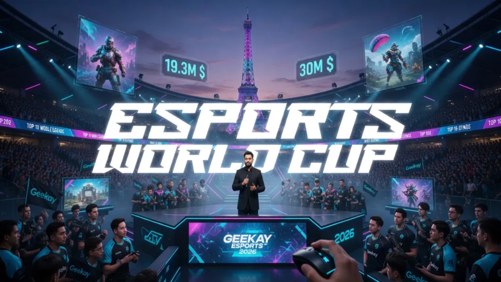 Geekay Esports вышла на Esports World Cup 2026 сразу в десяти дисциплинах