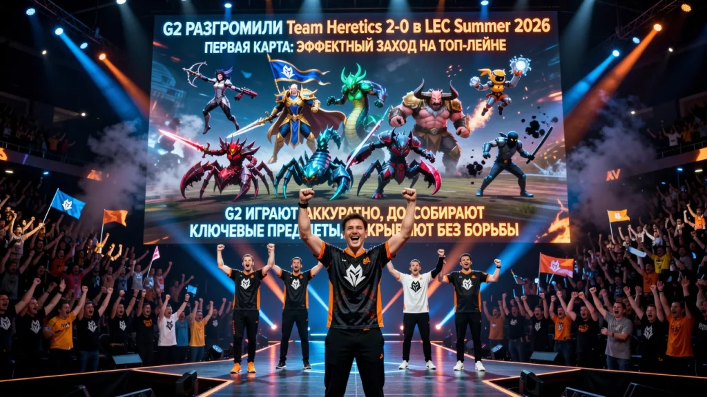 G2 разгромили Team Heretics 2-0 в LEC Summer 2026