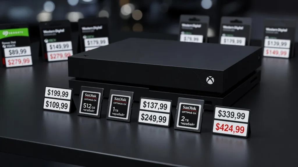 SanDisk выпустила карты для Xbox по цене до 424 долларов