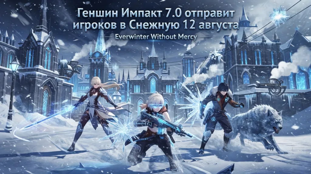 Genshin Impact 7.0 отправит игроков в Снежную 12 августа