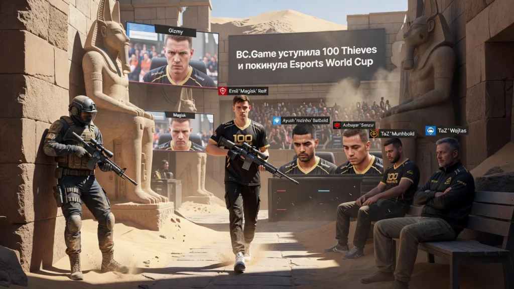 BC.Game уступила 100 Thieves и покинула Esports World Cup