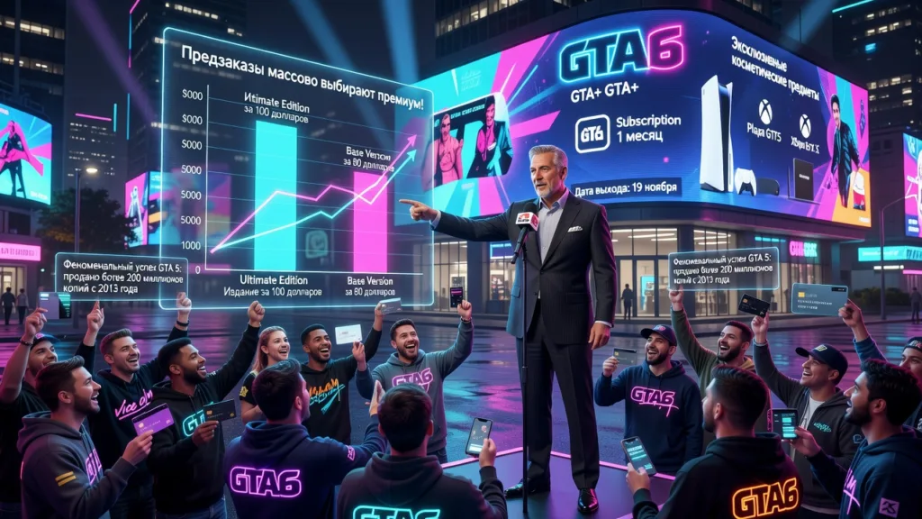 Игроки GTA 6 массово выбирают издание за 100 долларов