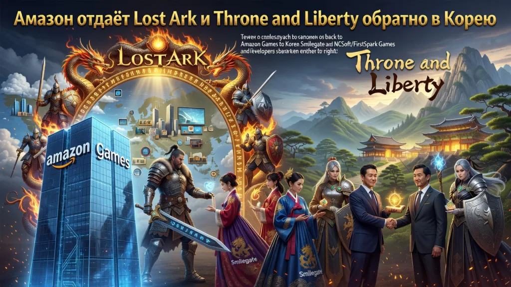 Amazon отдаёт Lost Ark и Throne and Liberty обратно в Корею
