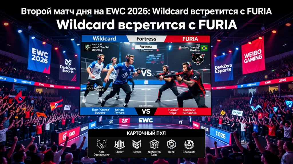 Wildcard встретится с FURIA во втором матче дня на EWC 2026
