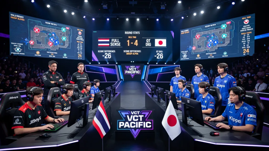 FULL SENSE встретится с QT DIG на старте Play-In VCT Pacific