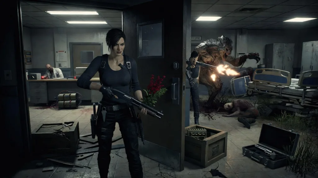 Джилл проходит Госпиталь в Resident Evil 3 Remake без потерь