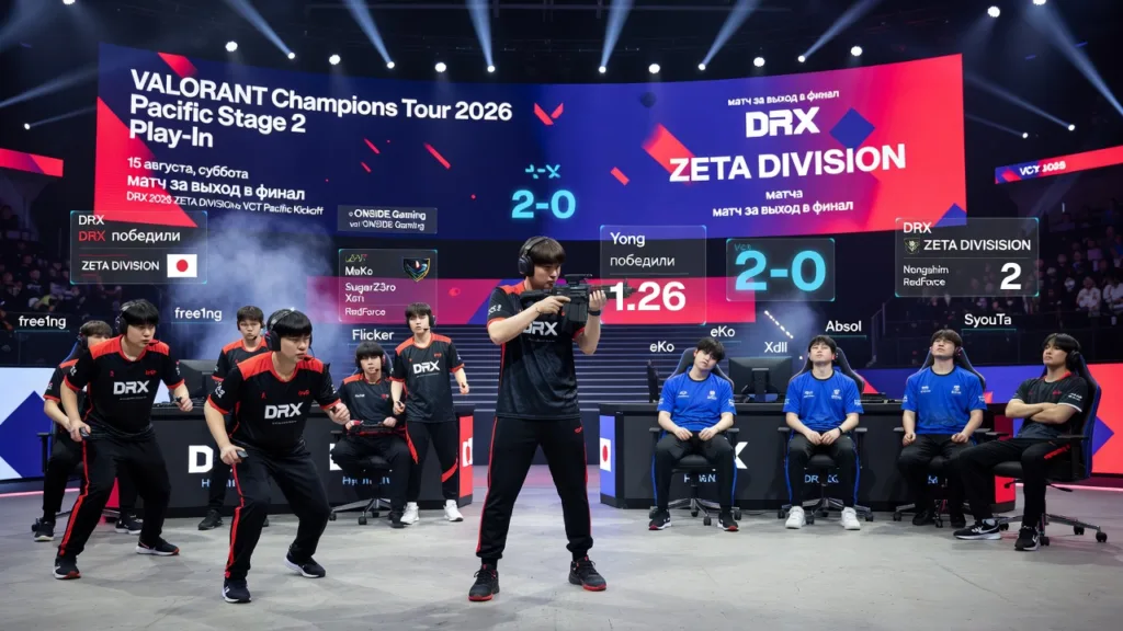 DRX сыграет с ZETA DIVISION за выход в финал Play-In