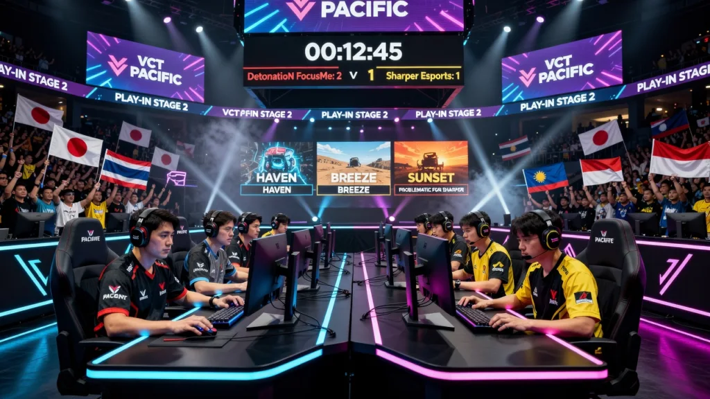 DetonatioN FocusMe встретит Sharper Esports на Play-In VCT Pacific