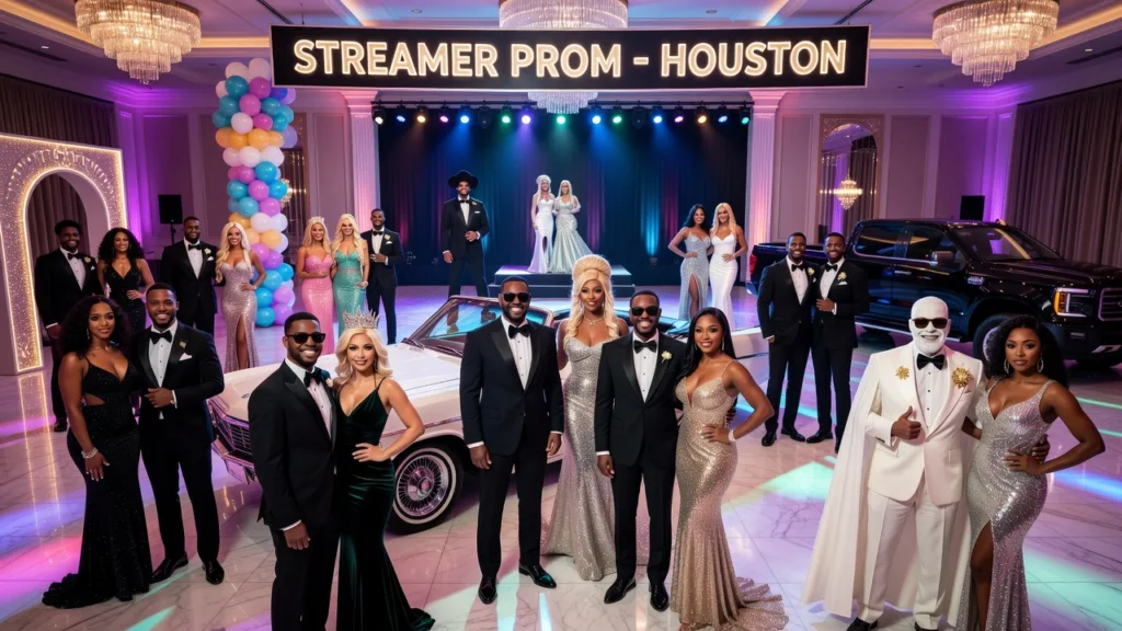 FunnyMike устроил Streamer Prom для сотен блогеров в Хьюстоне