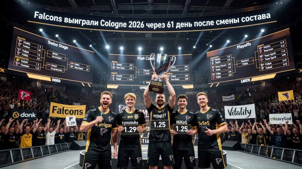Falcons выиграли Cologne 2026 через 61 день после смены состава