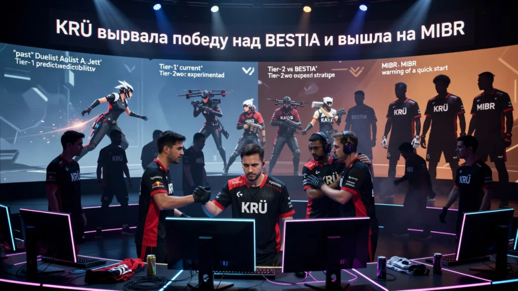 KRÜ вырвала победу над BESTIA и вышла на MIBR