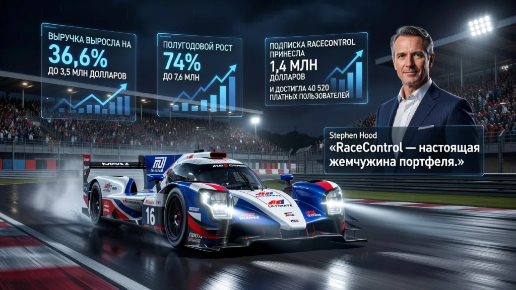 Le Mans Ultimate принесла Motorsport Games шестой прибыльный квартал подряд