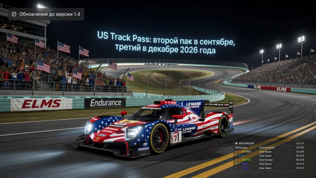 Le Mans Ultimate получит два новых трек-пака до конца года