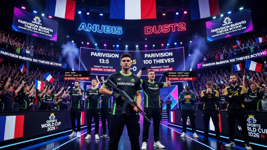 PARIVISION выбила 100 Thieves с Esports World Cup всухую