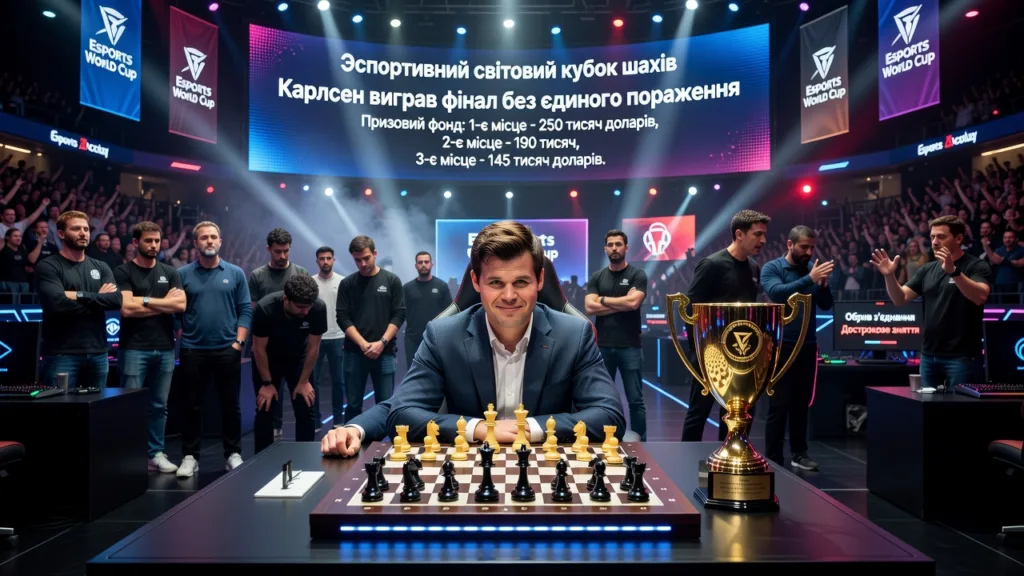 Карлсен выиграл шахматный финал Esports World Cup без единого поражения