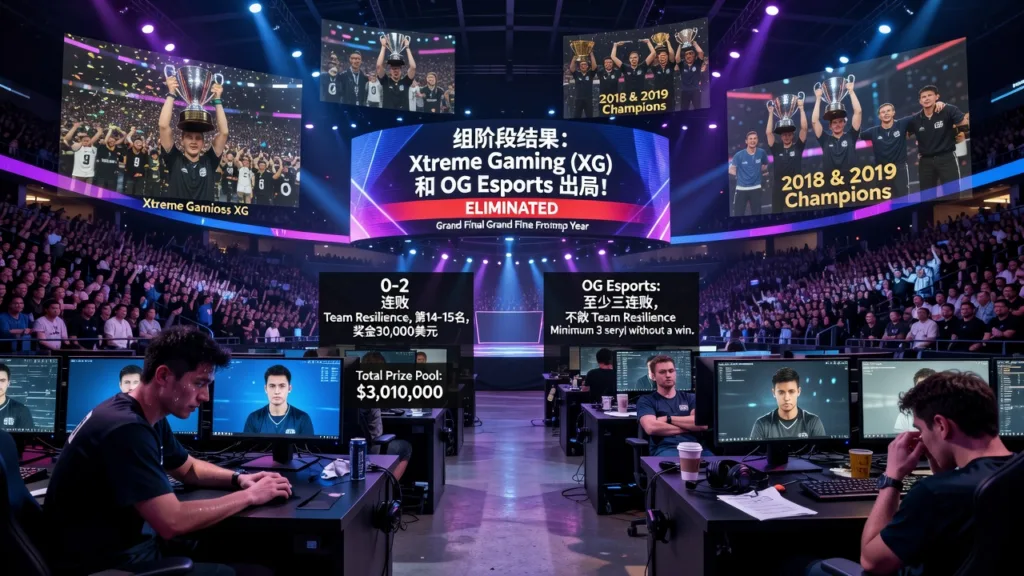 XG и OG вылетели с The International 2026 в группах