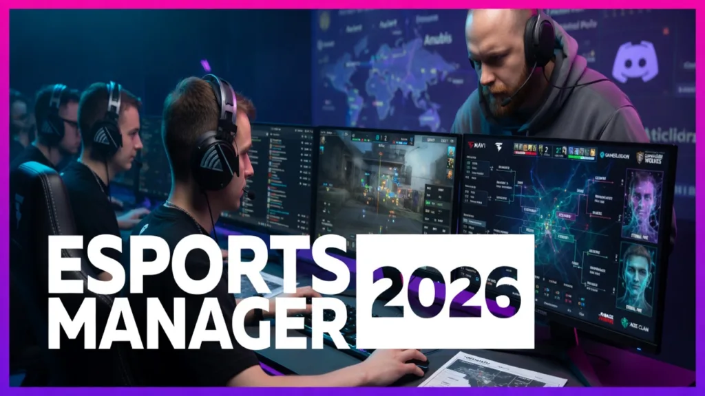 Esports Manager 2026 вышла с лицензиями NAVI и FaZe - первый серьёзный шаг жанра