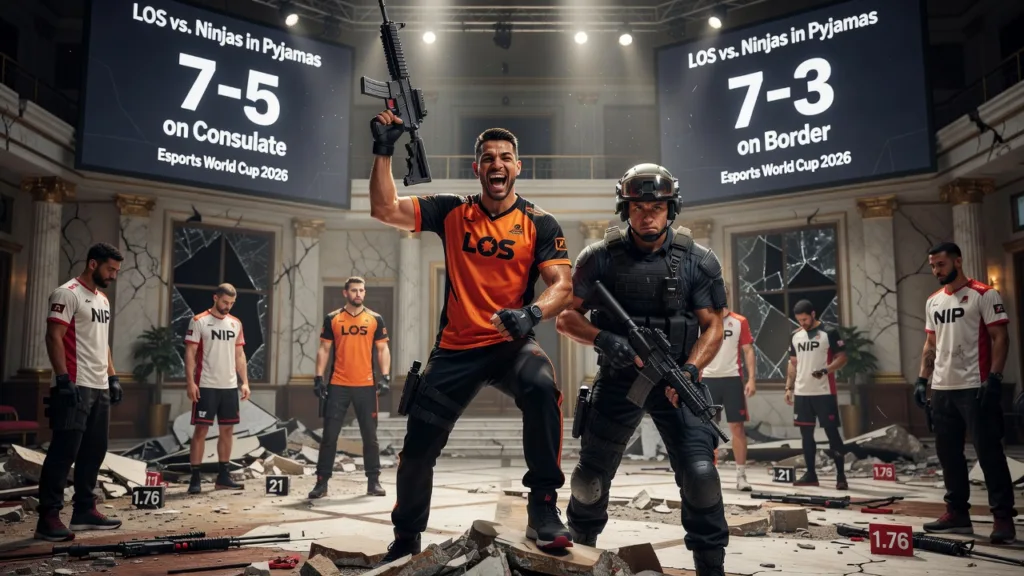 LOS вышли на Esports World Cup 2026, разобрав Ninjas in Pyjamas 7-5 и 7-3