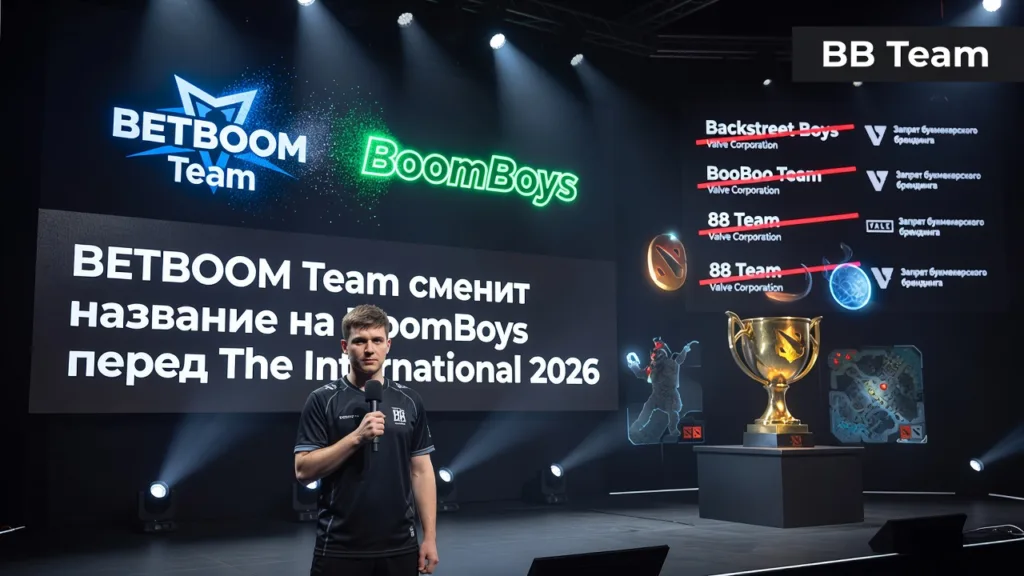 BETBOOM Team сменит название на BoomBoys перед The International 2026