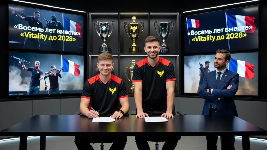 Vitality продлила контракты ZywOo и apEX до 2028 года