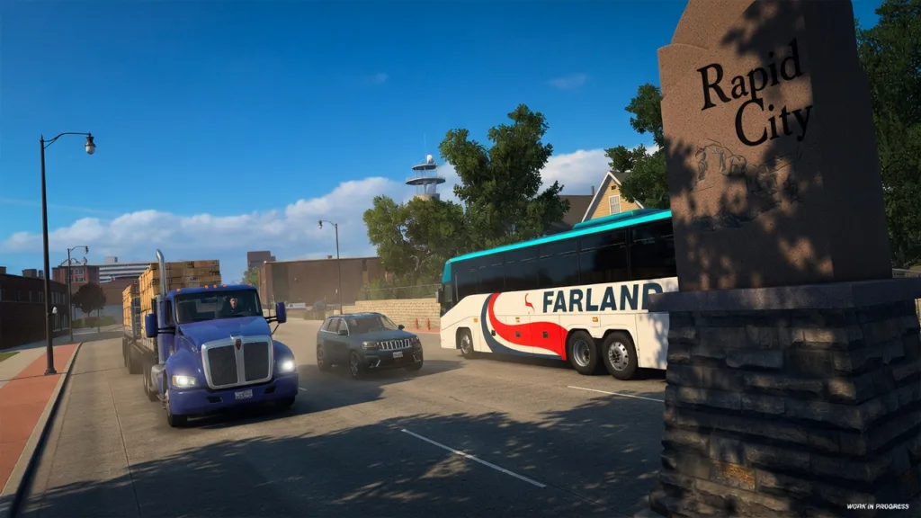 SCS Software показала Rapid City из грядущего DLC для American Truck Simulator