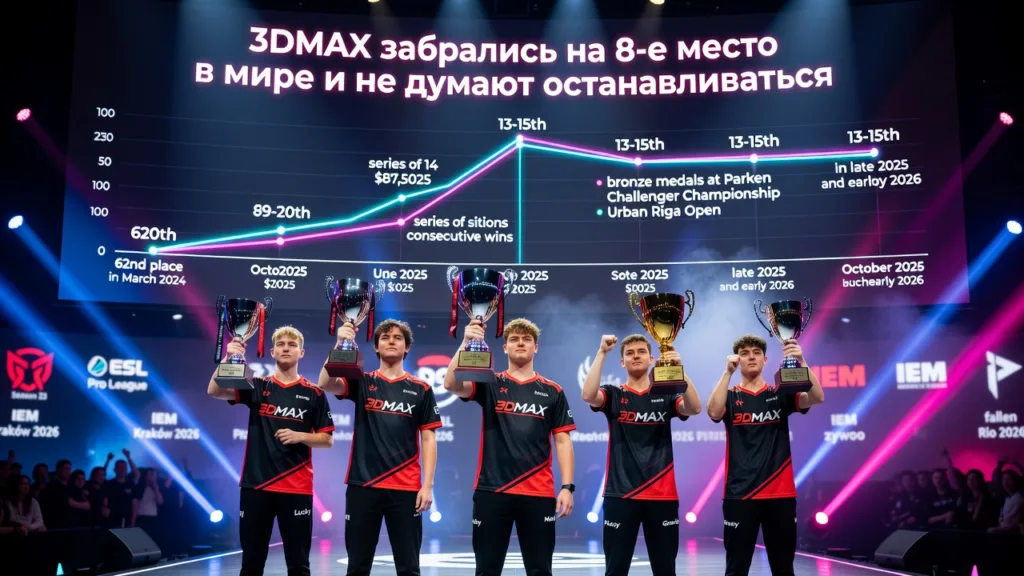 3DMAX забрались на 8-е место в мире и не думают останавливаться