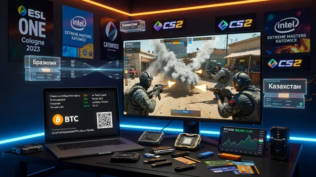 Ставки на CS2 всё чаще делают через биткоин