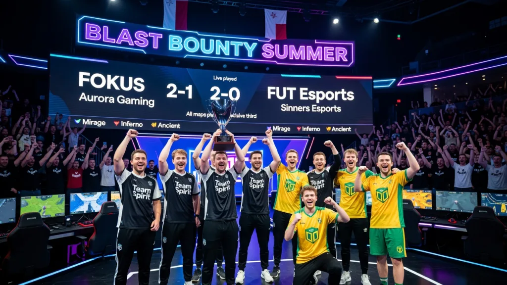 Spirit и PaiN прошли дальше на BLAST Bounty Summer