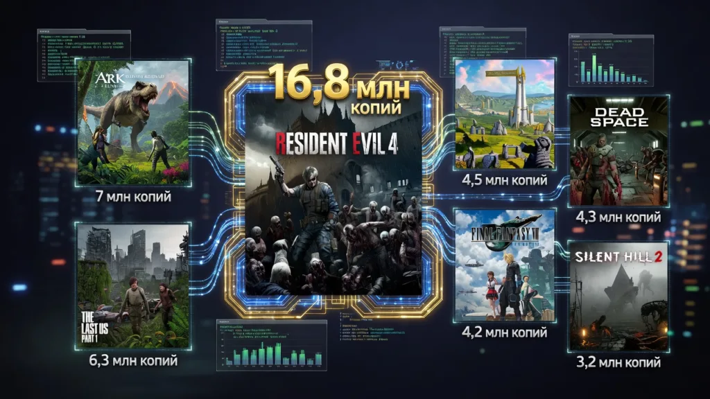Resident Evil 4 продал 16,8 млн копий среди ремейков