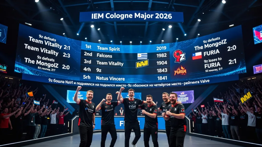 9z обошла NaVi и поднялась на четвёртое место рейтинга Valve